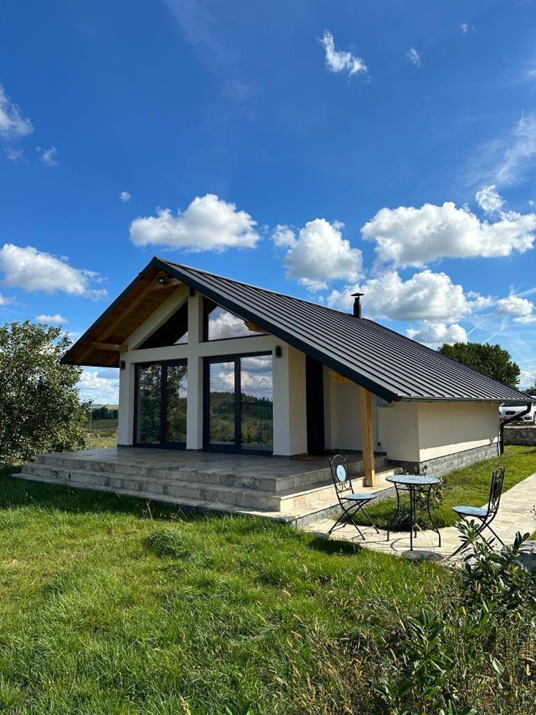Casa Moderna In Sinteu - Intersectia Intre Modern Si Linistea Naturii Huta Voivozi Eksteriør bilde